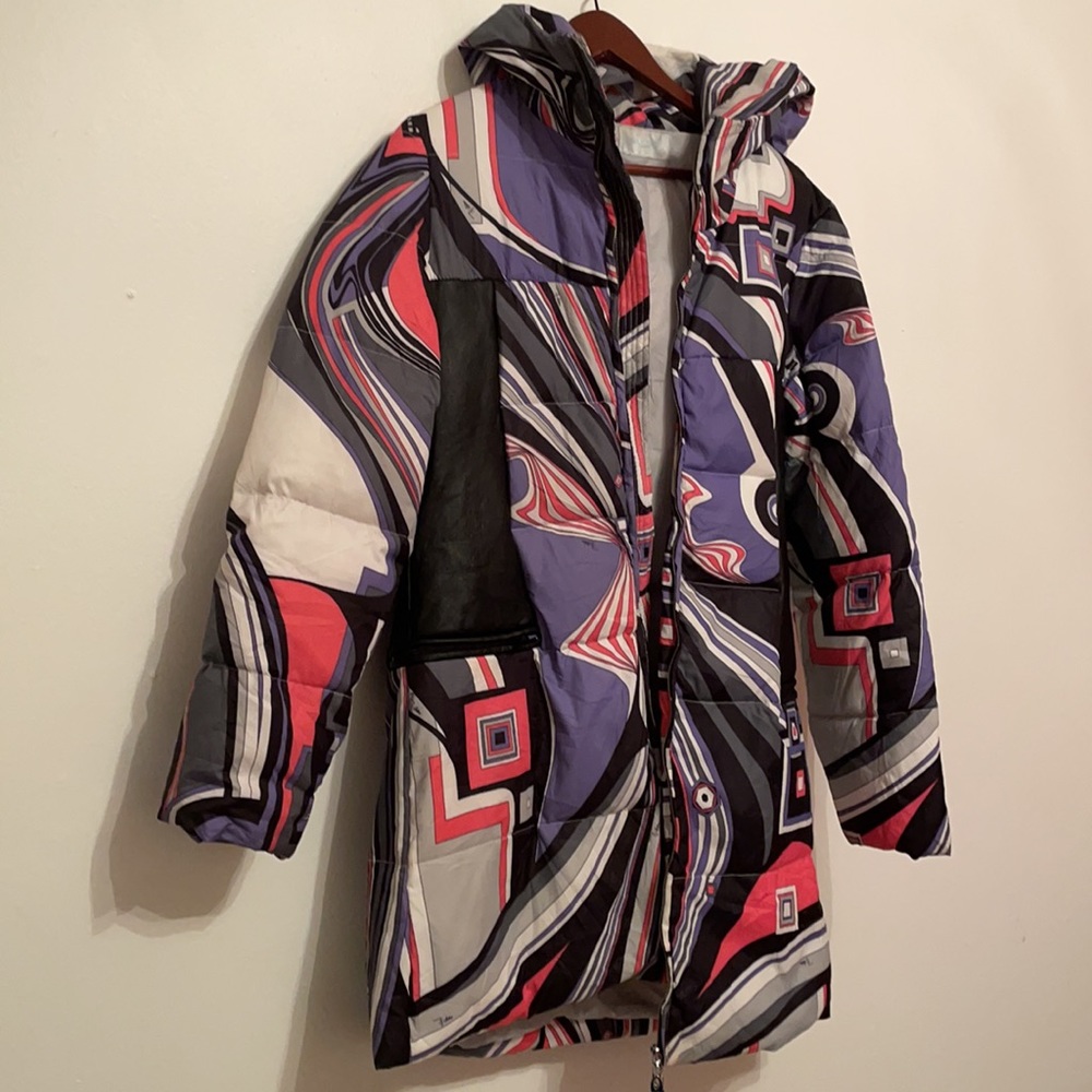 Vintage Pucci Ski Jacket with leather details